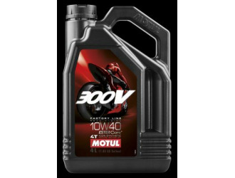 Масло моторное синтетическое "300v 4t factory line road racing 10w-40", 4л