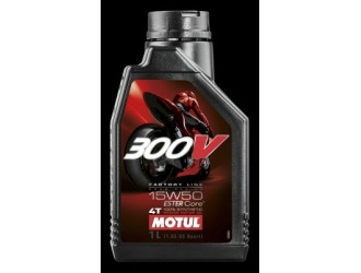 Масло моторное синтетическое "300v 4t factory line road racing 15w-50", 1л
