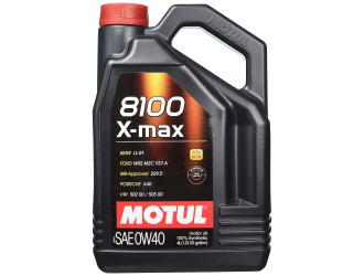 Масло моторное синт motul 8100 x-max 0w-40 sn/cf a3/b4, 5л