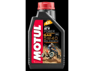Масло моторное синтетическое "atv power 4t 5w-40", 1л