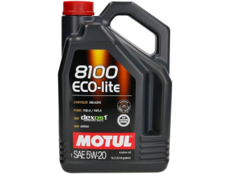 Масло моторное синт motul 8100 eco-lite 5w-20 sp, 5л