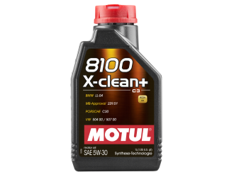 Масло моторное синт motul 8100 x-clean+ 5w-30 c3, 1л