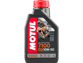 Масло моторное синт motul 7100 4t 10w-50 sn jaso ma-2, 1л