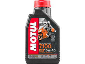Масло моторное синт motul 7100 4t 10w-40 sn jaso ma-2, 1л