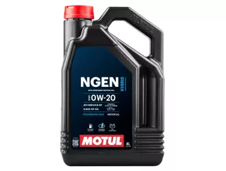 Масло моторное синт motul ngen hybrid 0w-20 sp gf-6a, 4л