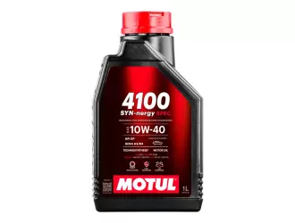 Масло моторное полусинт motul 4100 syn-nergy spec 10w-40 sp a3/b4, 1л