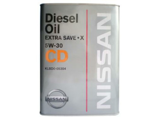 Масло моторное nissan diesel extra save-x 5w-30 cd, 4л