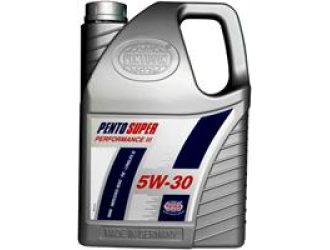 Масло моторное синтетическое "pento super perfomance iii 5w-30", 5л