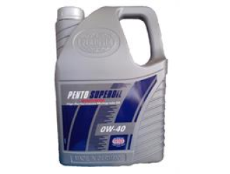 Масло моторное синтетическое "pento superoil 0w-40", 5л