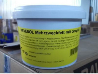 Смазка пластичная с графитом "mehrzweckfett mit graphit",1л