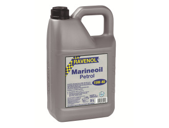 Масло моторное минеральное "marineoil petrol 15w-40", 5л