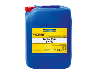 Масло моторное минеральное "turbo-plus shpd 10w-30", 20л