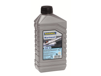 Масло моторное синтетическое "marineoil petrol 25w-40", 1л