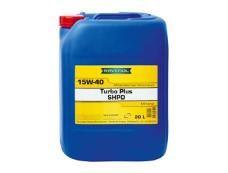 Масло моторное минеральное "turbo-plus shpd 15w-40", 20л