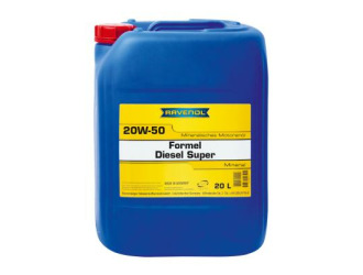 Масло моторное минеральное "formel diesel super 20w-50", 20л