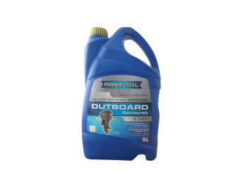 Масло моторное полусинтетическое "outboardoel 2t teilsynth", 5л