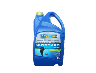 Масло моторное полусинтетическое "outboardoel 4t 10w-30", 5л