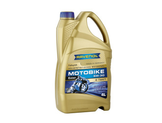 Масло моторное синтетическое "motobike 4-t ester 5w-30", 4л