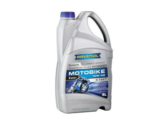 Масло моторное полусинтетическое "motobike 4-t ester 10w-40", 4л