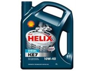 Масло моторное полусинтетическое "helix diesel hx7 10w-40", 4л