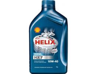 Масло моторное полусинтетическое "helix diesel hx7 10w-40", 1л