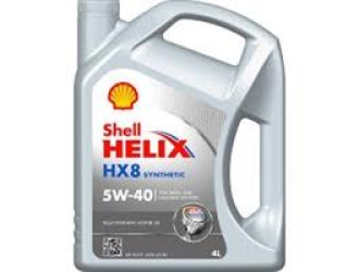 Масло моторное синтетическое "helix hx8 synthetic 5w-40", 4л