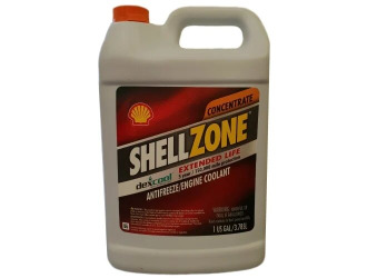 Антифриз концентрат красный shell shellzone g-12, 3,78л