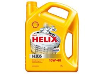 Масло моторное минеральное "helix hx6 10w-40", 4л