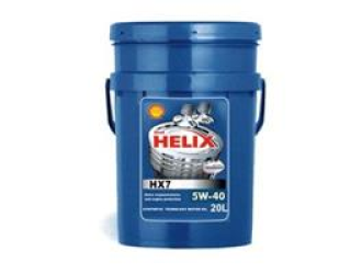 Масло моторное полусинтетическое "helix hx7 5w-40", 20л