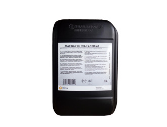 Масло моторное синтетическое "maxway ultra e4 10w-40", 20л