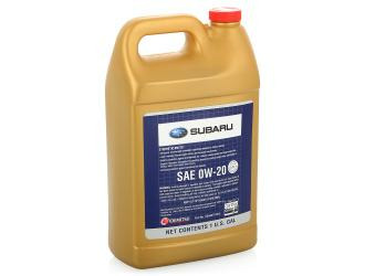 Масло моторное subaru synthetic sae 0w-20 sn, 3,785л