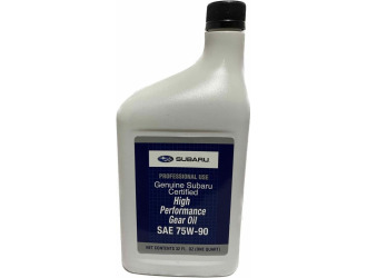 Масло трансмиссионное subaru sae 75w-90, 0,946л