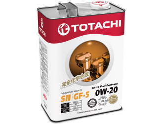 Масло моторное синтетическое "extra fuel economy 0w-20", 4л