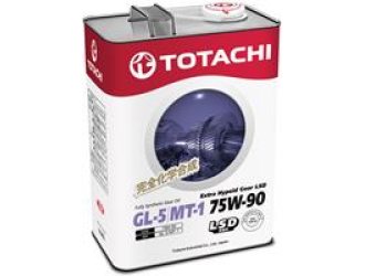 Масло трансмиссионное синтетическое "extra hypoid gear lsd fully syn gl-5/mt-1 75w-90", 4л