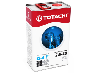 Масла моторные totachi niro hd synthetic api ci-4 / sl 5w-40 4л