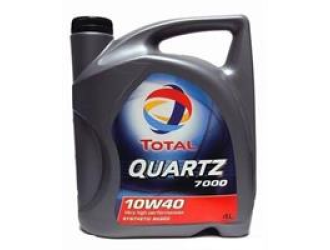 Масло моторное полусинтетическое "quartz 7000 10w-40", 4л