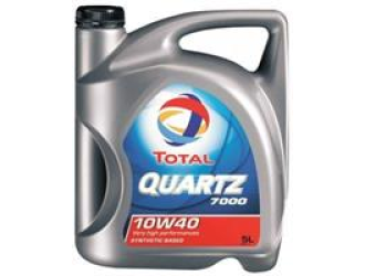 Масло моторное полусинтетическое "quartz 7000 10w-40", 5л
