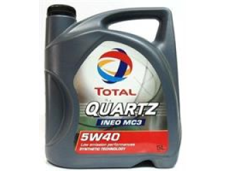 Масло моторное синтетическое "quartz ineo mc3 5w-40", 5л