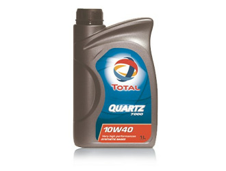 Масло моторное полусинтетическое "quartz 7000 10w-40", 1л