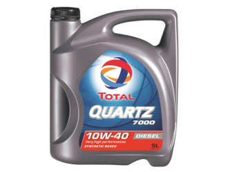 Масло моторное полусинтетическое "quartz 7000 diesel 10w-40", 5л