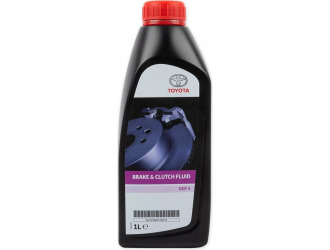 Жидкость тормозная toyota brake fluid dot-4, 1л