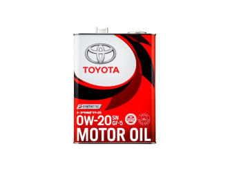 Масло моторное toyota 0w-20 sn/gf-5, 5л