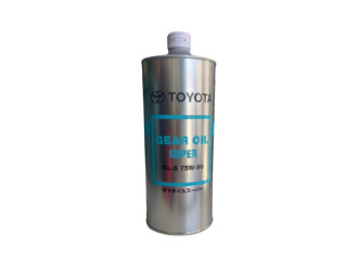 Масло трансмиссионное toyota hypoid super 75w-90 gl-5, 1л