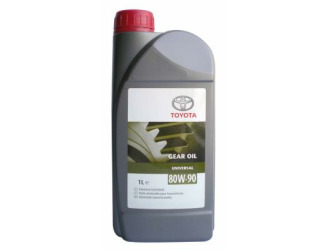 Масло трансмиссионное toyota hypoid gear oil gl-5 80w-90, 1л