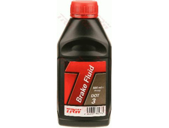 Жидкость тормозная dot 3, "brake fluid", 0.5л