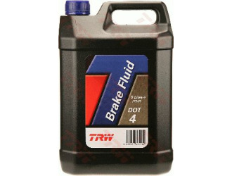 Жидкость тормозная dot 4, "brake fluid", 5л