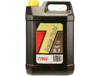 Жидкость тормозная dot 5.1, "brake fluid", 5л